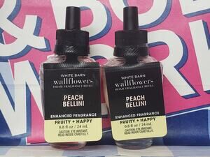 BBW Peach Bellini FRUITY & HAPPY Fragrance Wallflower Refills
